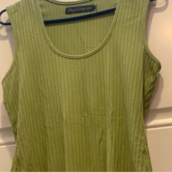 House of Harlow 1960 x Sofia Richie Christy Bodysuit Olive Green Ribbed $98.00 - Picture 7 of 14